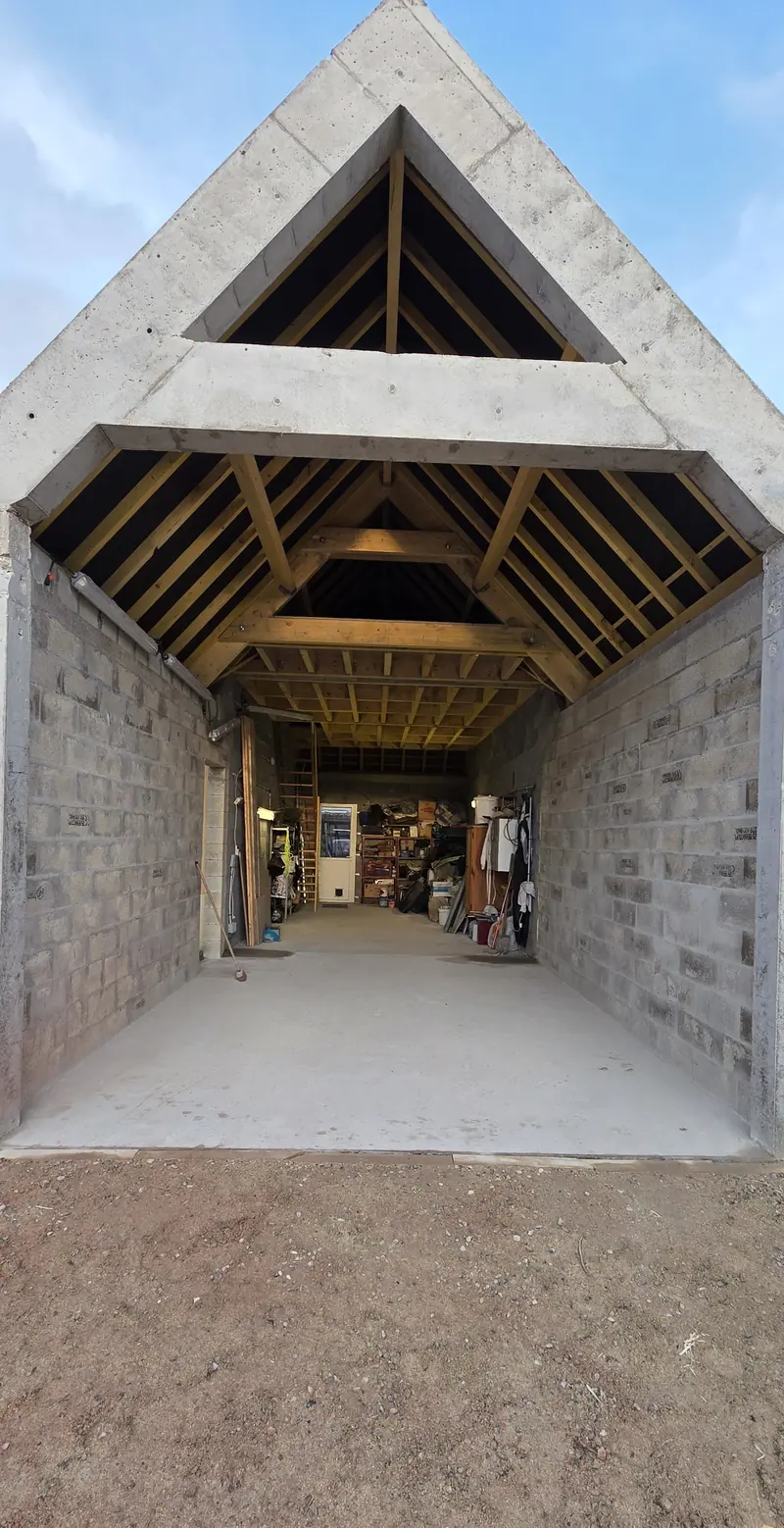 Gros œuvre et charpente (Agrandissement clé en main, Bessancourt)