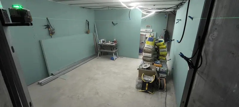 Le doublage en cours (Agrandissement sous terrasse, Villiers-Adam)