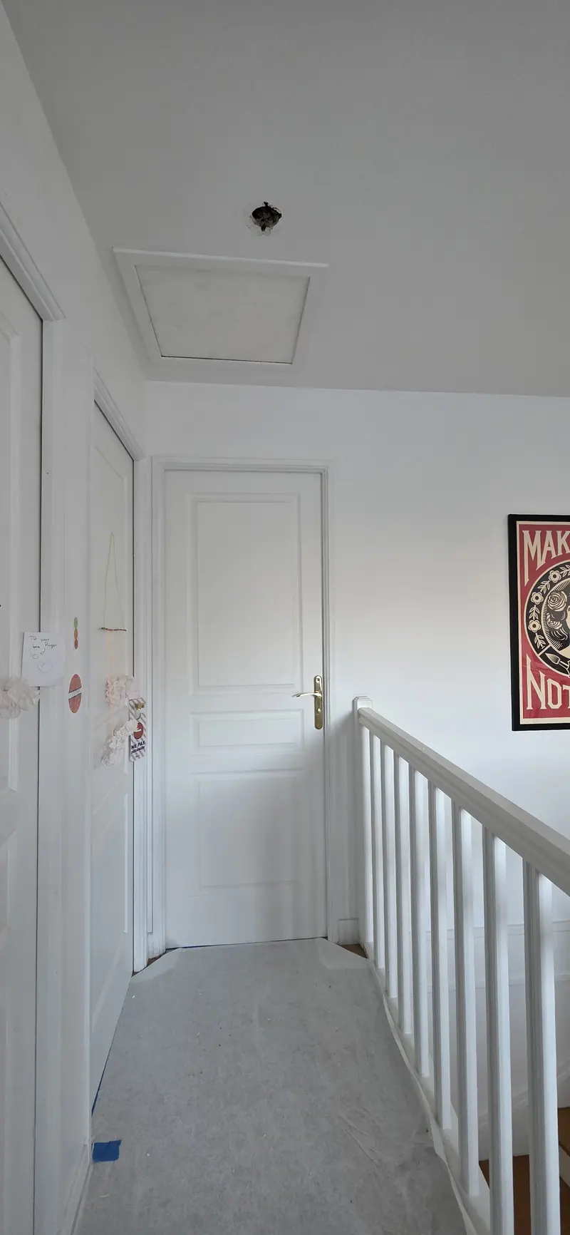 La trappe d’origine (Escalier escamotable, Margency)