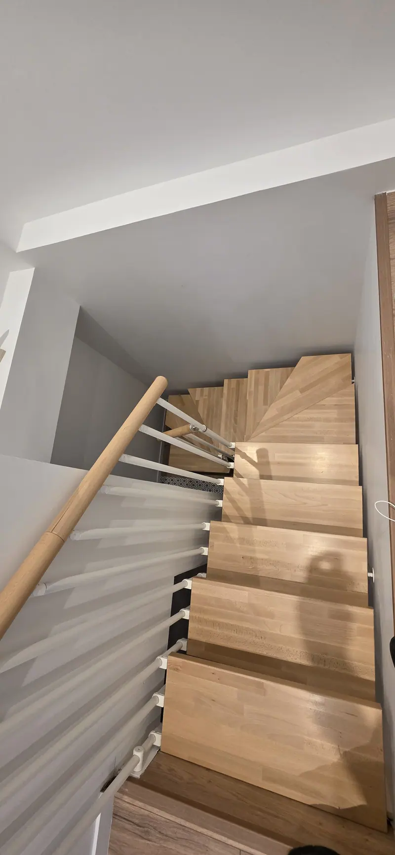 L’escalier terminé (Rénovation complète, Argenteuil)
