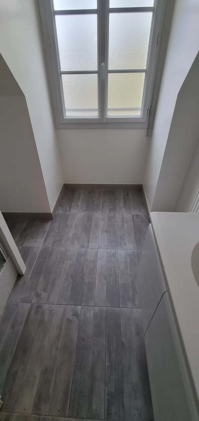La salle de bain avant travaux (Salle de bain avec spa, Margency)